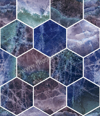  Sant Agostino Star Onyx Purple 30x34.5 cm Mosaik Maxi Class Glänzend Eben Krystal CSAMCOUK34 | 618418