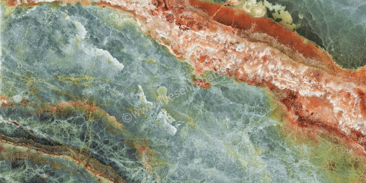  Sant Agostino Star Onyx Emerald 60x120 cm Bodenfliese / Wandfliese Glänzend Eben Krystal CSASOEMK12 | 618853