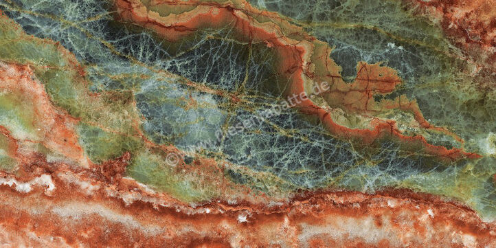  Sant Agostino Star Onyx Emerald 60x120 cm Bodenfliese / Wandfliese Glänzend Eben Krystal CSASOEMK12 | 618856