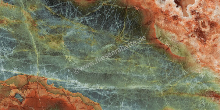  Sant Agostino Star Onyx Emerald 60x120 cm Bodenfliese / Wandfliese Glänzend Eben Krystal CSASOEMK12 | 618859