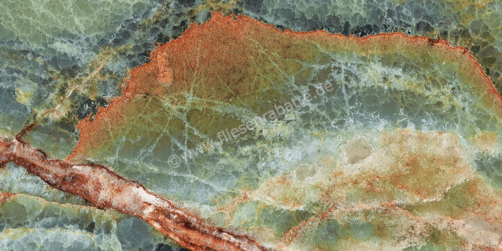  Sant Agostino Star Onyx Emerald 30x60 cm Bodenfliese / Wandfliese Glänzend Eben Krystal CSASOEMK30 | 618892