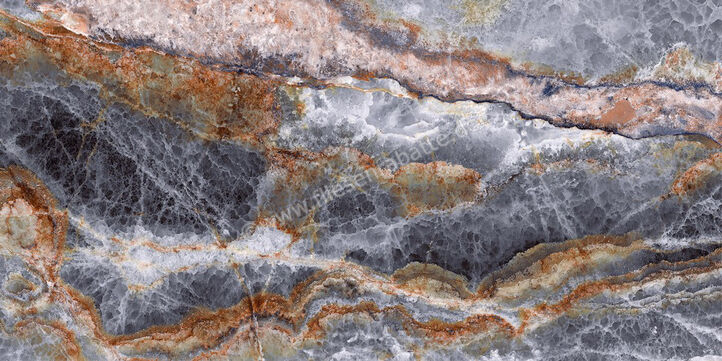  Sant Agostino Star Onyx Indigo 60x120 cm Bodenfliese / Wandfliese Glänzend Eben Krystal CSASOINK12 | 618904