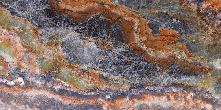  Sant Agostino Star Onyx Indigo 60x120 cm Bodenfliese / Wandfliese Glänzend Eben Krystal CSASOINK12 | 618922