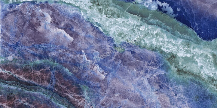  Sant Agostino Star Onyx Purple 60x120 cm Bodenfliese / Wandfliese Glänzend Eben Krystal CSASOPUK12 | 618985