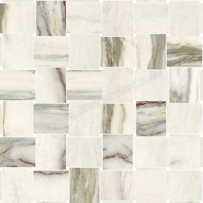  Sant Agostino Star Marble Emerald 30x30 cm Mosaik 5x5 Matt Eben Naturale CSASTMEM30 | 619036