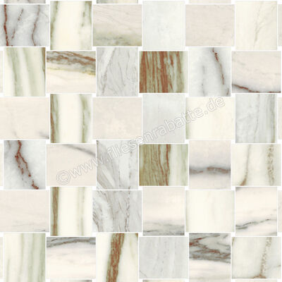  Sant Agostino Star Marble Emerald 30x30 cm Mosaik 5x5 Matt Eben Naturale CSASTMEM30 | 619042