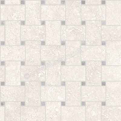  Sant Agostino Via Appia White 30x30 cm Mosaik Rete Glänzend Eben Krystal CSAREAWK30 | 620956