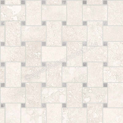  Sant Agostino Via Appia White 30x30 cm Mosaik Rete Glänzend Eben Krystal CSAREAWK30 | 620962