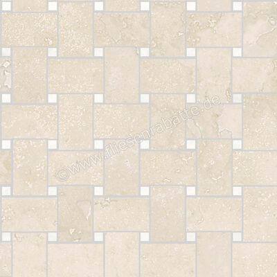  Sant Agostino Via Appia Ivory 30x30 cm Mosaik Rete Glänzend Eben Krystal CSAREAIK30 | 620974
