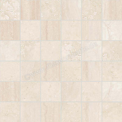  Sant Agostino Via Appia Ivory 30x30 cm Mosaik 5x5 Matt Eben Naturale CSAMAVCI30 | 621004