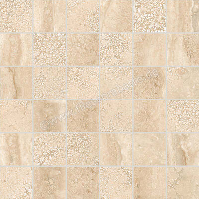  Sant Agostino Via Appia Beige 30x30 cm Mosaik 5x5 Matt Eben Naturale CSAMAVCB30 | 621028