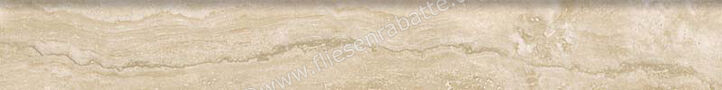  Sant Agostino Via Appia Beige 7.3x60 cm Sockel Vein Cut Glänzend Eben Krystal CSABAVBK60 | 621091