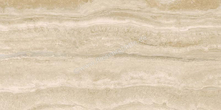  Sant Agostino Via Appia Beige 60x120 cm Bodenfliese / Wandfliese Vein Cut Glänzend Eben Krystal CSAAVCBK12 | 621754