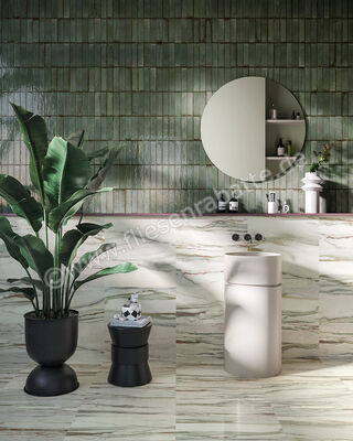  Sant Agostino Star Marble Emerald 60x120 cm Bodenfliese / Wandfliese Glänzend Eben Krystal CSASMEMK12 | 622633