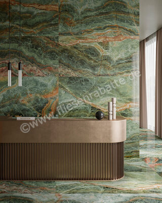  Sant Agostino Star Onyx Emerald 30x60 cm Bodenfliese / Wandfliese Glänzend Eben Krystal CSASOEMK30 | 622726