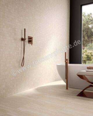  Sant Agostino Via Appia Ivory 120x120 cm Bodenfliese / Wandfliese Cross Cut Matt Eben Naturale CSAACCIV12 | 623611