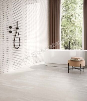  Sant Agostino Via Appia White 30x60 cm Bodenfliese / Wandfliese Vein Cut Glänzend Eben Krystal CSAAVCWK30 | 623674