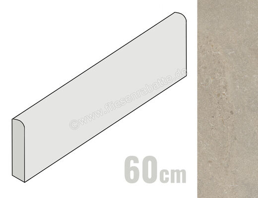 Monocibec Monogram Lithic 5.4x60 cm Sockel Matt Strukturiert Natural Evolution 145207 | 624280