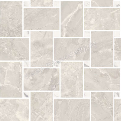  Sant Agostino Trumarmi Silver 30x30 cm Mosaik Maxi Rete Glänzend Eben Krystal CSAMRTSK30 | 624601