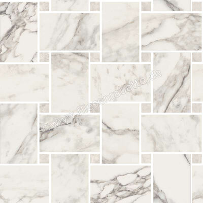  Sant Agostino Trumarmi Arabescato 30x30 cm Mosaik Maxi Rete Glänzend Eben Krystal CSAMRTAK30 | 624637