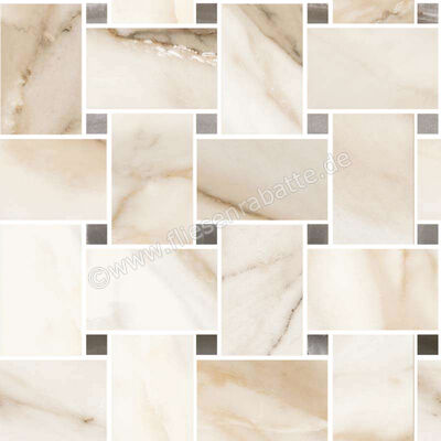  Sant Agostino Trumarmi Gold 30x30 cm Mosaik Maxi Rete Glänzend Eben Krystal CSAMRTGK30 | 624652