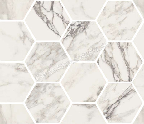  Sant Agostino Trumarmi Arabescato 30x34.5 cm Mosaik Maxi Class Glänzend Eben Krystal CSAMCTAK34 | 624658