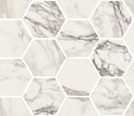  Sant Agostino Trumarmi Arabescato 30x34.5 cm Mosaik Maxi Class Glänzend Eben Krystal CSAMCTAK34 | 624661