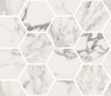  Sant Agostino Trumarmi Arabescato 30x34.5 cm Mosaik Maxi Class Glänzend Eben Krystal CSAMCTAK34 | 624688