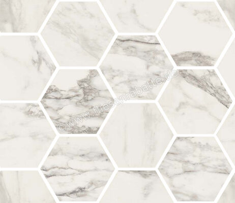  Sant Agostino Trumarmi Arabescato 30x34.5 cm Mosaik Maxi Class Glänzend Eben Krystal CSAMCTAK34 | 624697