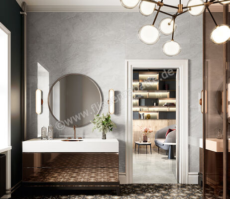  Sant Agostino Trumarmi Silver 30x60 cm Bodenfliese / Wandfliese Glänzend Eben Krystal CSATMSIK30 | 625726