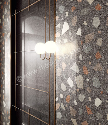  Sant Agostino Newdeco Dark 90x90 cm Bodenfliese / Wandfliese Palladian Glänzend Eben Levigato CSANDPDL90 | 626011