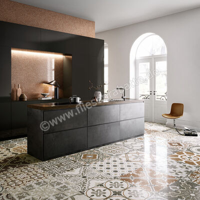  Sant Agostino Newdeco Patchwork 60x60 cm Bodenfliese / Wandfliese Patchwork Glänzend Eben Levigato CSANEPWL60 | 626179