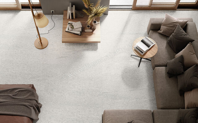  Sant Agostino Unionstone Duke White 60x120 cm Bodenfliese / Wandfliese Matt Strukturiert Naturale CSADUWHT12 | 627301