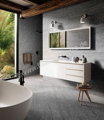  Sant Agostino Unionstone London Grey 60x120 cm Wandfliesen Decor Rigato Matt Strukturiert Rigata CSALOGRI12 | 627322