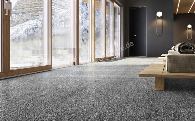  Sant Agostino Unionstone London Grey 60x120 cm Bodenfliese / Wandfliese Matt Strukturiert Naturale CSALOGRY12 | 627328