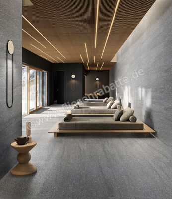  Sant Agostino Unionstone London Grey 60x120 cm Bodenfliese / Wandfliese Matt Strukturiert Naturale CSALOGRY12 | 627334