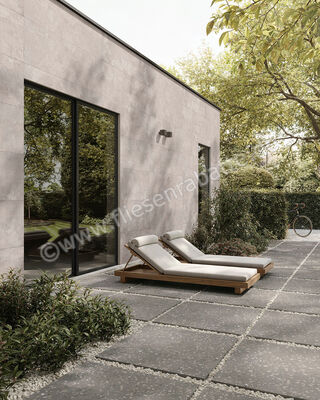  Sant Agostino Glow Outdoor Grey 90x90x2 cm Terrassenplatte AS 2.0 Matt Eben Antiscivolo CSAGLGA290 | 629860