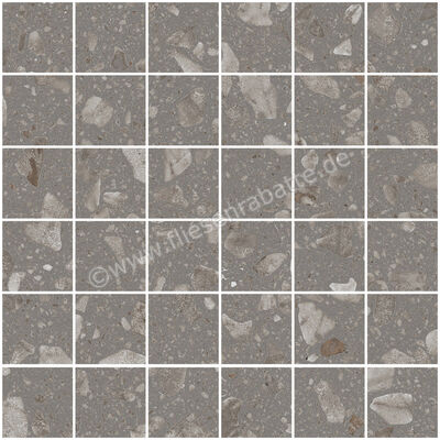  Sant Agostino Glow Grey 30x30 cm Mosaik 5x5 Matt Eben Silk CSAMGLGS30 | 630962