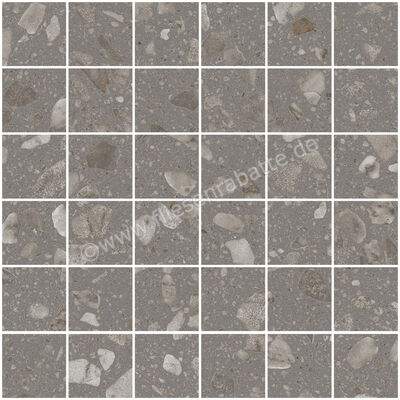 Sant Agostino Glow Grey 30x30 cm Mosaik 5x5 Matt Eben Silk CSAMGLGS30 | 630965
