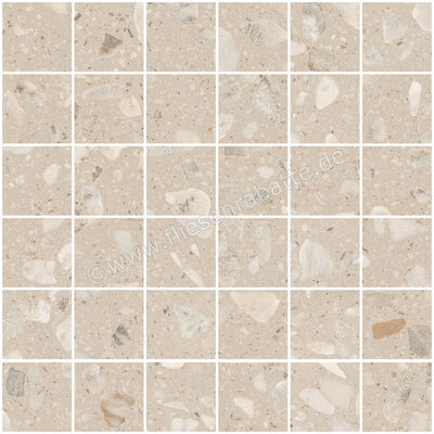  Sant Agostino Glow Sand 30x30 cm Mosaik 5x5 Matt Eben Naturale CSAMGLSA30 | 631037