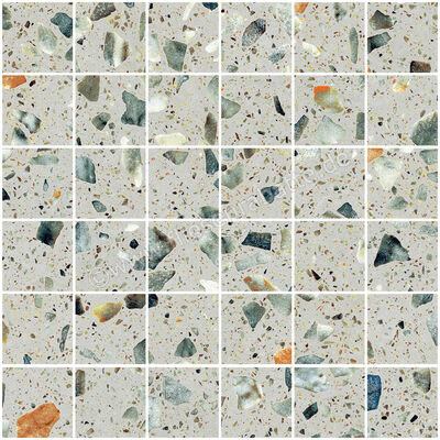  Sant Agostino Glow Plus Sage 30x30 cm Mosaik 5x5 Matt Eben Krystal CSAMGPSK30 | 631121