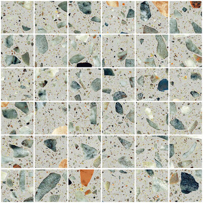  Sant Agostino Glow Plus Sage 30x30 cm Mosaik 5x5 Matt Eben Krystal CSAMGPSK30 | 631124