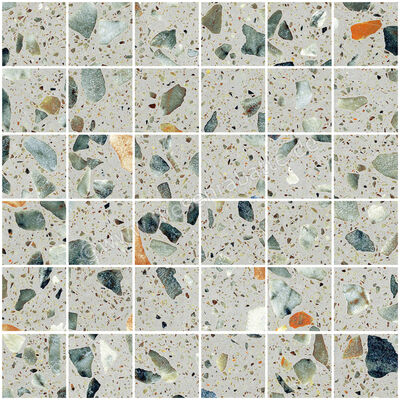  Sant Agostino Glow Plus Sage 30x30 cm Mosaik 5x5 Matt Eben Krystal CSAMGPSK30 | 631136