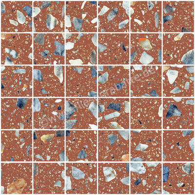  Sant Agostino Glow Plus Sunset 30x30 cm Mosaik 5x5 Matt Eben Naturale CSAMGPSU30 | 631142