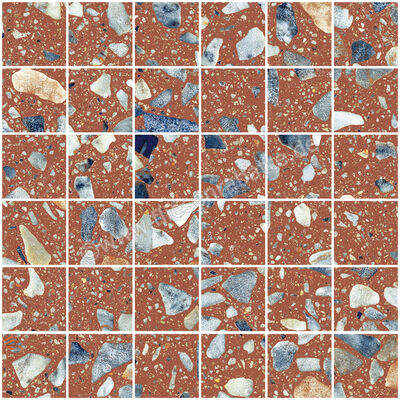  Sant Agostino Glow Plus Sunset 30x30 cm Mosaik 5x5 Matt Eben Naturale CSAMGPSU30 | 631145