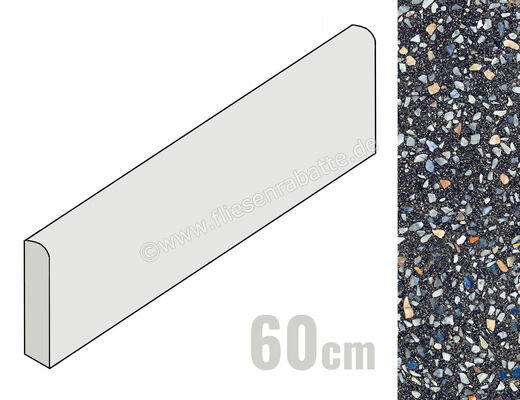  Sant Agostino Glow Plus Night 7.3x60 cm Sockel Matt Eben Krystal CSABGPNK60 | 631202