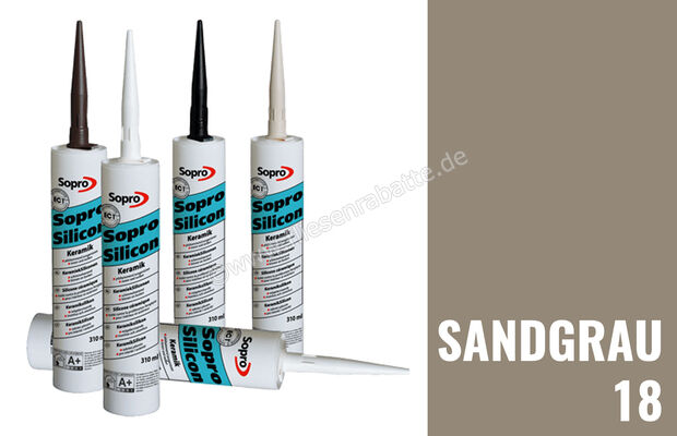 Sopro Bauchemie Silicon KeramikSilicon Sandgrau 18 6HW5601843 (889-71) | 63160