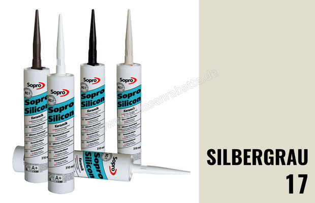 Sopro Bauchemie Silicon KeramikSilicon Silbergrau 17 6HW5601743 (783-71) | 63163