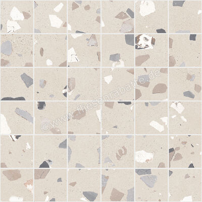  Sant Agostino Deconcrete De-Medium Sand 30x30 cm Mosaik 5x5 Matt Eben Naturale CSAMDMSA30 | 633500