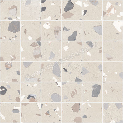  Sant Agostino Deconcrete De-Medium Sand 30x30 cm Mosaik 5x5 Matt Eben Naturale CSAMDMSA30 | 633503